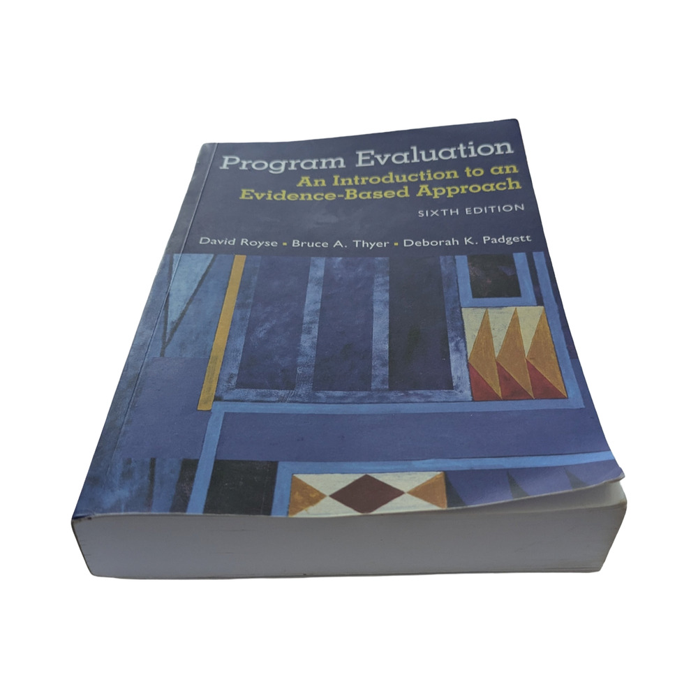Program Evaluation: An Introduction to an Evidence-Based Approach Textbook 6th - Picture 5 of 9